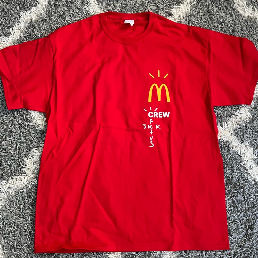 NWOT Rep Cactus Jack X McDonalds Tee